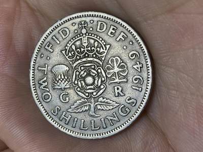 2025年第七十一场(总第九十七场）外国好品散币(免佣金) - 英国🇬🇧1949年2先令(乔治六世第三版，首发年仅发行3年)