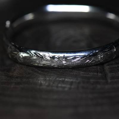 【良泉】【直播场】第三十五期，172组 银器、银饰、西方古代钱币专场，8月7日晚19.30点开拍！ - 【银手镯】13克