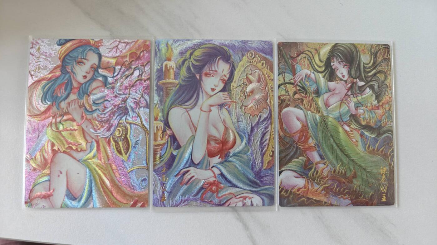夜之极第二十六期 （7月26日周六晚6点半截拍，欢迎竞拍） 墨婉文化 太乙 扈三娘、铁扇公主、玉面公主 粗闪