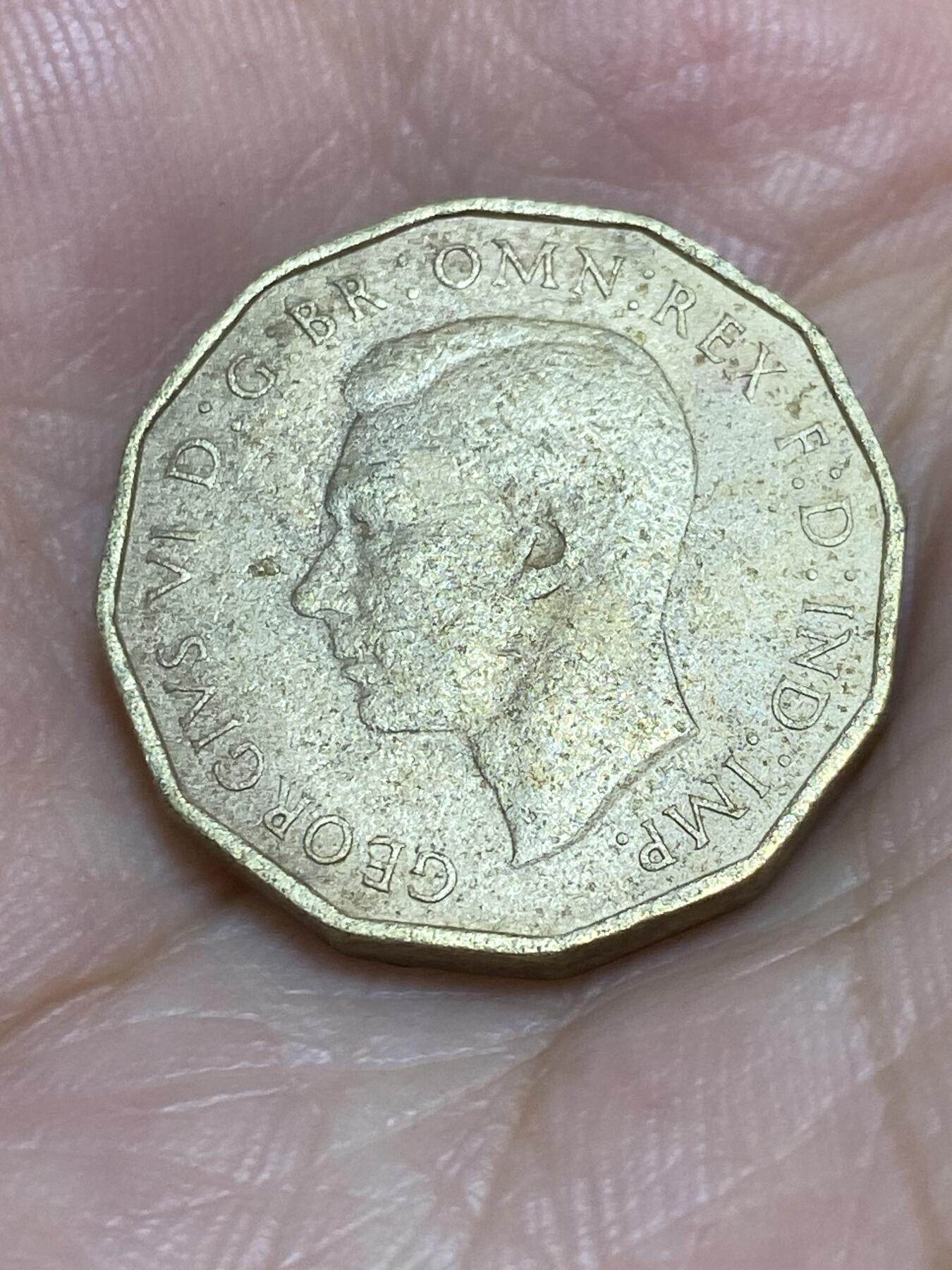 2025年第七十一场(总第九十七场）外国好品散币(免佣金) 英国🇬🇧1937年3便士(乔治六世加冕年，印度皇帝加字版首发年)