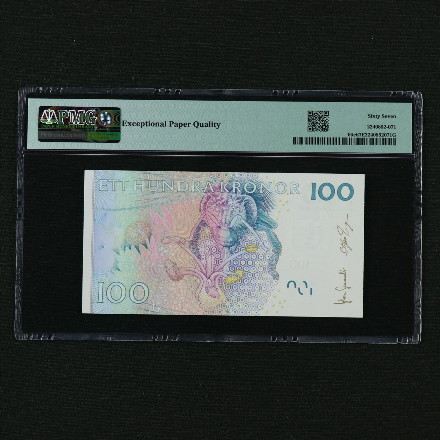 【亘邦集藏】第210期拍卖 2006-14年 瑞典100克朗 PMG 67EPQ 820000448