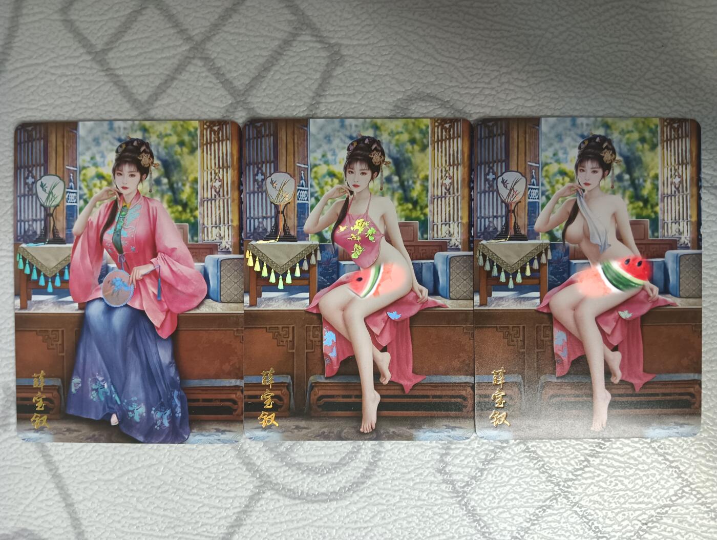 花开卡拍第32期（7月27号周日截拍，品控勿拍!!!拍品不寄存，运费5元，自制卡难免瑕疵，可能存在轻微撞角爆边等出厂瑕疵，品控介意勿拍！）