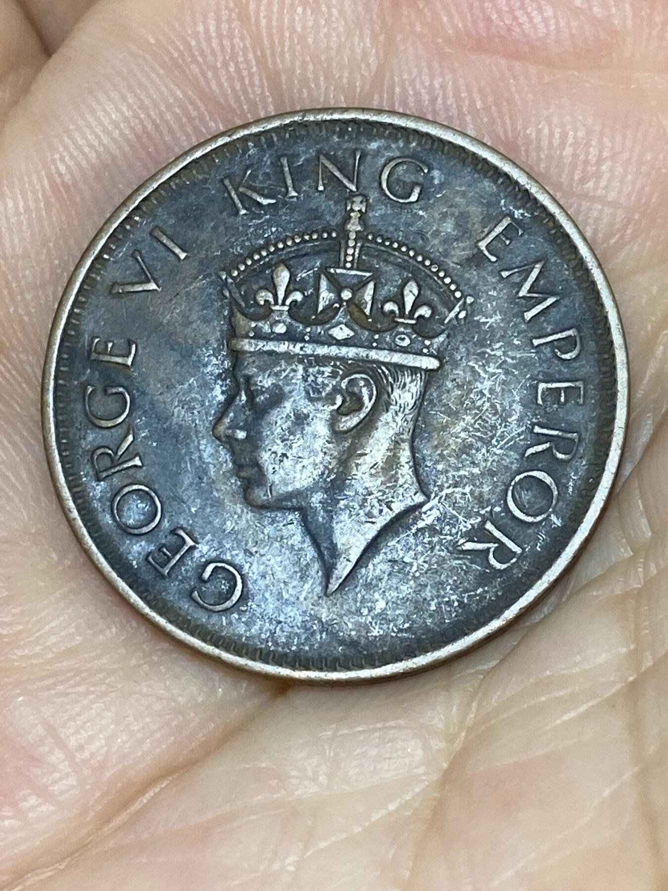 2025年第七十一场(总第九十七场）外国好品散币(免佣金) 印度🇮🇳1940年1/4安娜(乔治六世时期第三版，B版one上带点，孟买造)