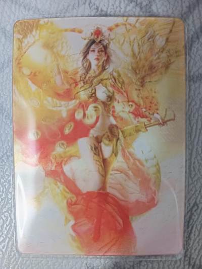 花开卡拍第32期（7月27号周日截拍，品控勿拍!!!拍品不寄存，运费5元，自制卡难免瑕疵，可能存在轻微撞角爆边等出厂瑕疵，品控介意勿拍！） - 焱卡 刷子 豪杰传 神孙尚香 兑换卡 动态光栅