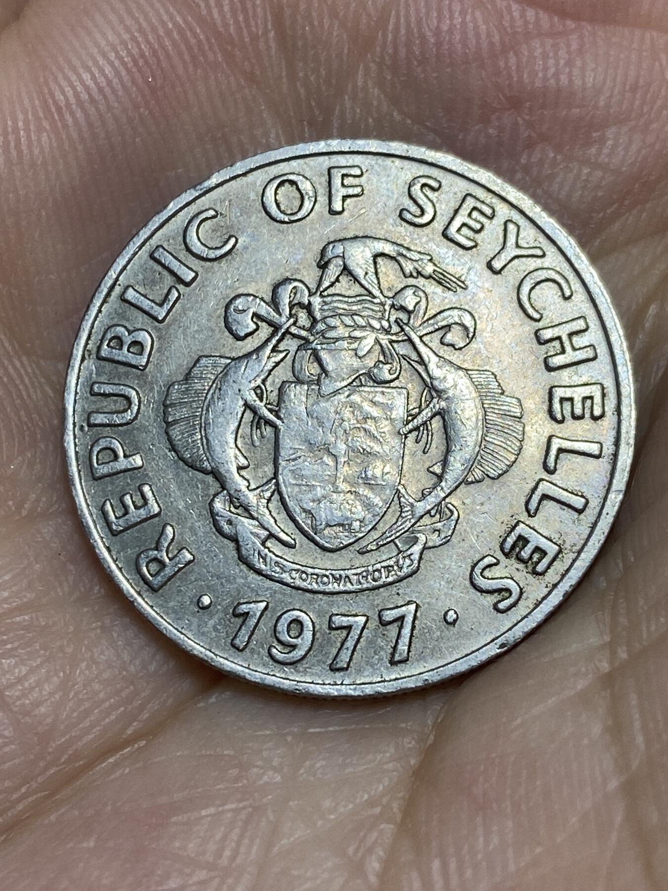 2025年第七十一场(总第九十七场）外国好品散币(免佣金) 塞舌尔🇸🇨1977单年份50分(独立后第二套)
