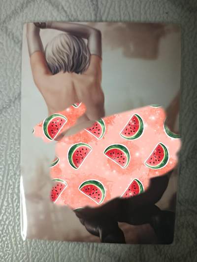 花开卡拍第32期（7月27号周日截拍，品控勿拍!!!拍品不寄存，运费5元，自制卡难免瑕疵，可能存在轻微撞角爆边等出厂瑕疵，品控介意勿拍！） - 艺术卡 尤尔哈2B 普卡1  正反面渐变