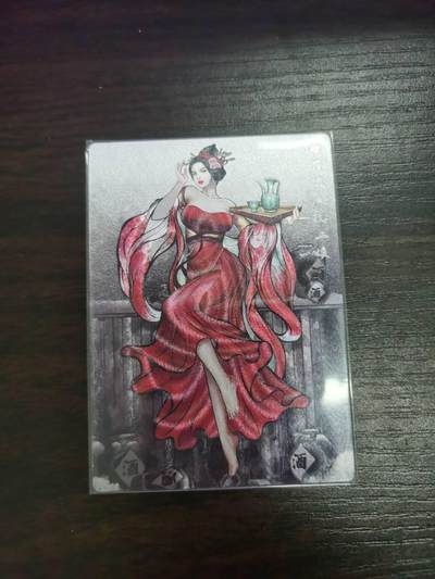 夜之极第二十六期 （7月26日周六晚6点半截拍，欢迎竞拍） - 齐卡文化 张建东水浒 72/99 孙二娘 墨色/粗闪