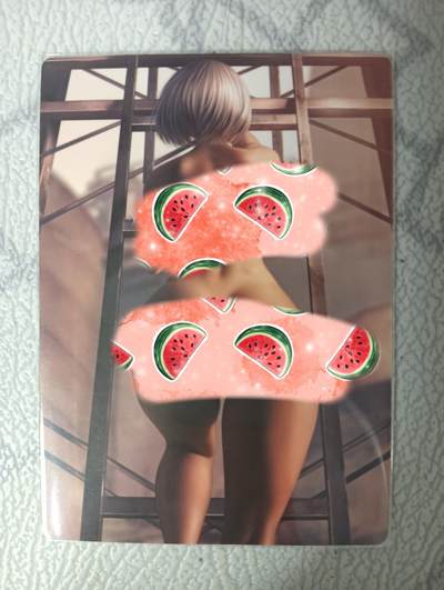 花开卡拍第32期（7月27号周日截拍，品控勿拍!!!拍品不寄存，运费5元，自制卡难免瑕疵，可能存在轻微撞角爆边等出厂瑕疵，品控介意勿拍！） - 艺术卡 尤尔哈2B 普卡1张  正反面渐变