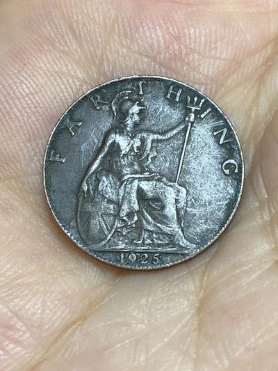 2025年第七十一场(总第九十七场）外国好品散币(免佣金) - 英国🇬🇧1925年1法新(乔治五世第二版，关门年)