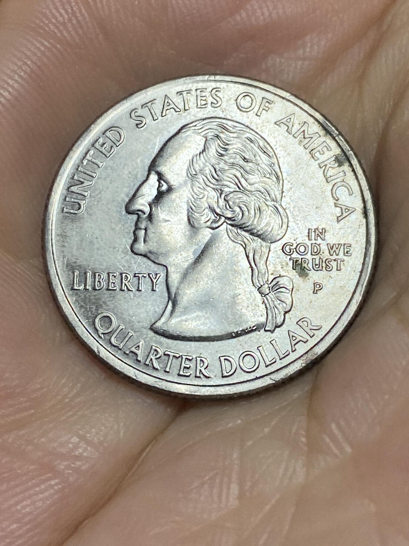 2025年第七十一场(总第九十七场）外国好品散币(免佣金) 好品–美国🇺🇸2004单年份1/4元(州系列–维斯康辛州纪念币)