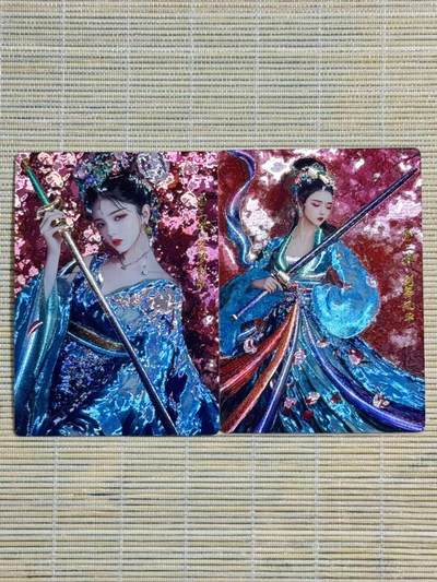小浣熊卡拍 公益拍NO.2期，买家捡漏0佣金！卖家送拍0抽成！（周六晚8点30截拍，干就完了！） - 奇点卡牌 一丈青扈三娘 粗闪 共2张