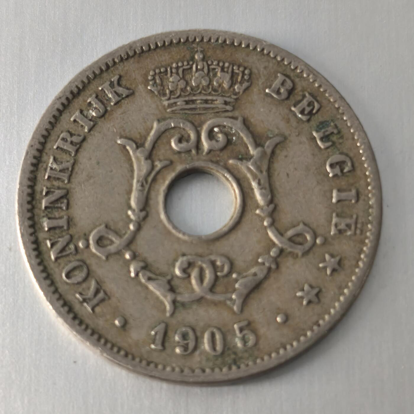 Krab外币市集Vol.20 比利时1905年10分