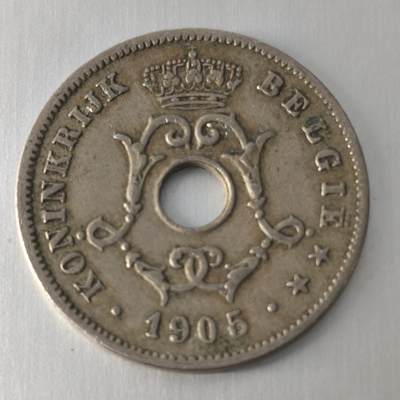 Krab外币市集Vol.20 - 比利时1905年10分
