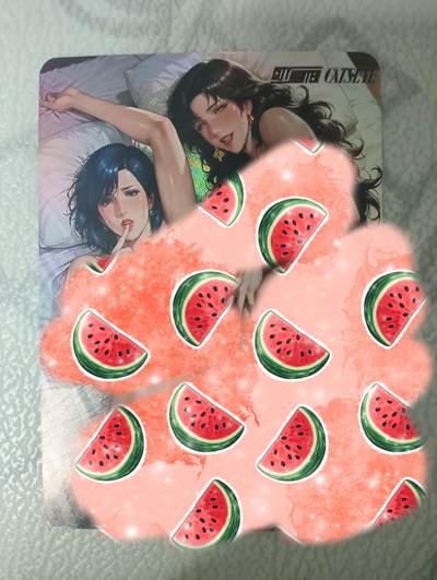 花开卡拍第33期（8月3号周日截拍，品控勿拍!!!拍品不寄存，运费5元，自制卡难免瑕疵，可能存在轻微撞角爆边等出厂瑕疵，品控介意勿拍！） - 来生泪野上冴子双人联动 艺术版 折光彩闪