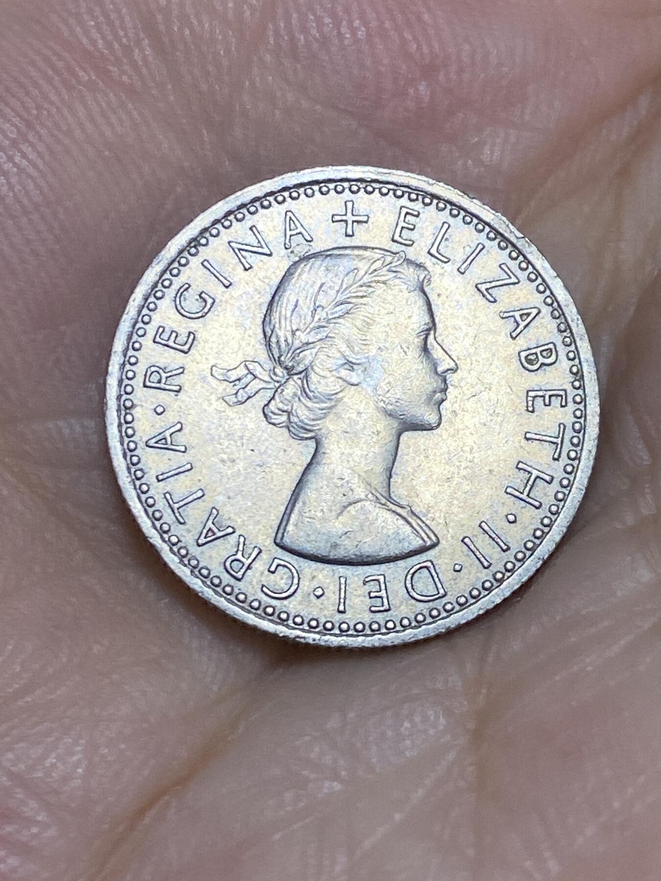 2025年第七十一场(总第九十七场）外国好品散币(免佣金) 英国🇬🇧1967年6便士(伊丽莎白二世青年桂冠第二版，普制币关门年)