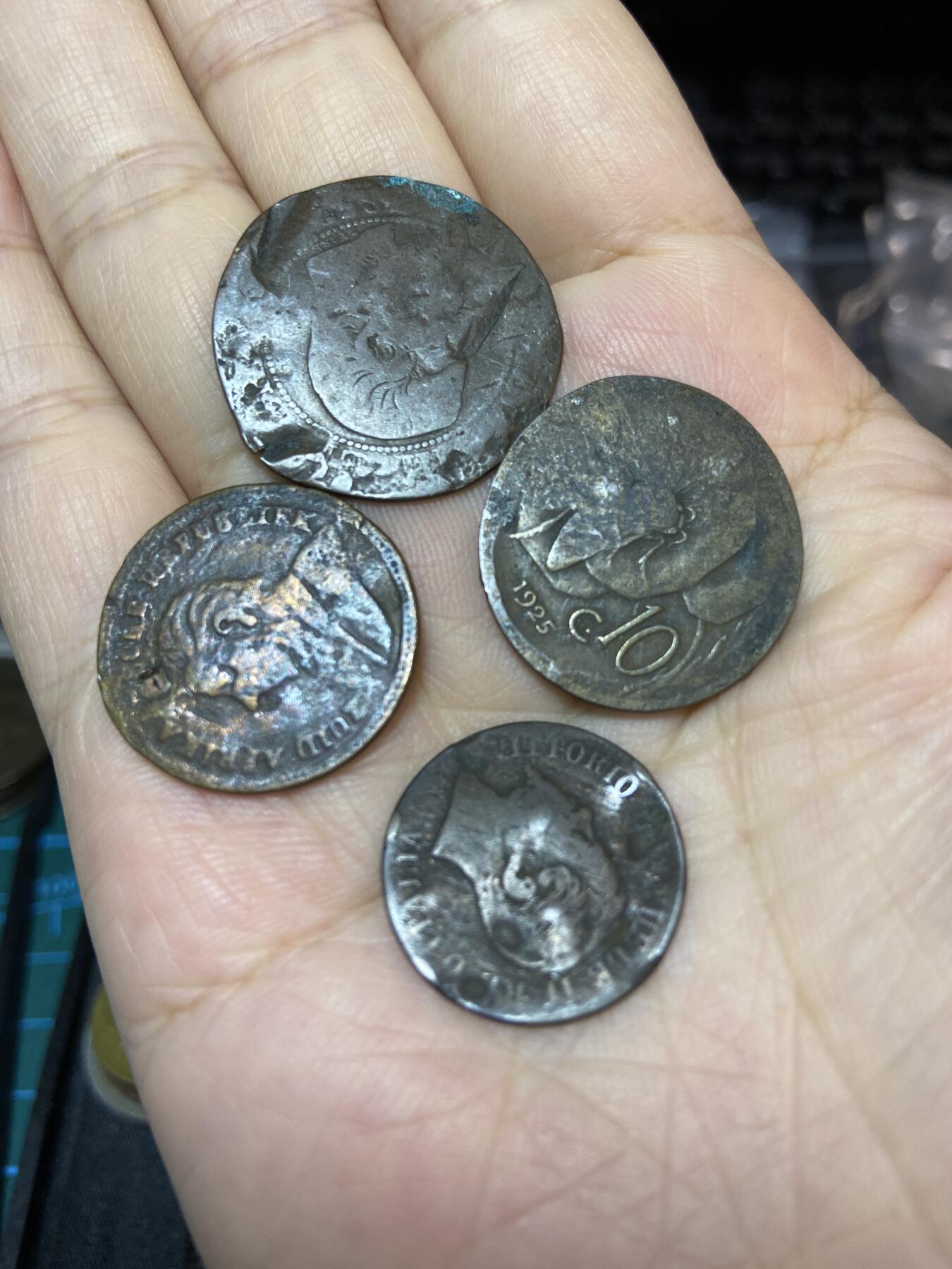 2025年第七十一场(总第九十七场）外国好品散币(免佣金) 差品欧洲老铜币4枚