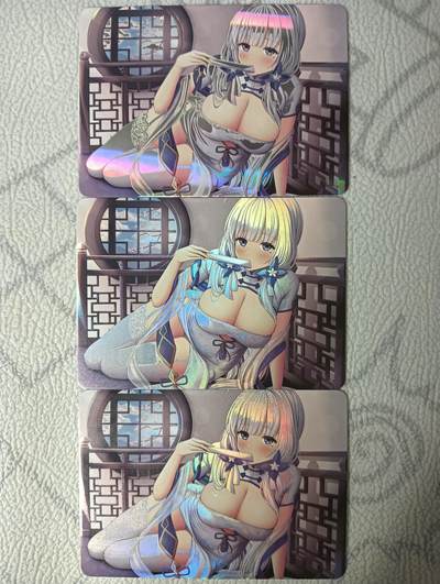 花开卡拍第32期（7月27号周日截拍，品控勿拍!!!拍品不寄存，运费5元，自制卡难免瑕疵，可能存在轻微撞角爆边等出厂瑕疵，品控介意勿拍！） - SGY  碧蓝航线 光辉 3工艺