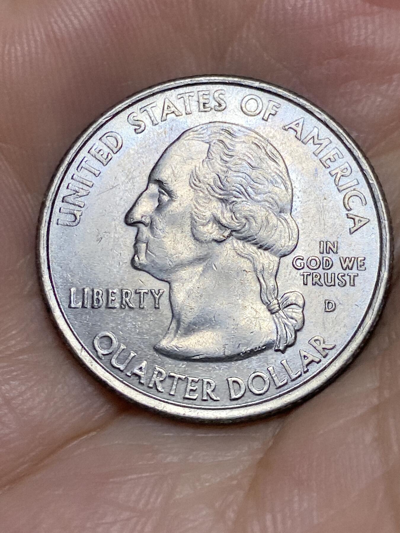 2025年第七十一场(总第九十七场）外国好品散币(免佣金) 好品–美国🇺🇸2000单年份1/4元(州系列–新罕布尔什州纪念币)