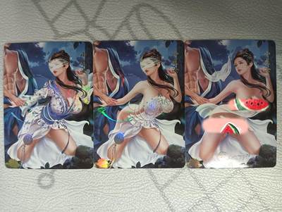 花开卡拍第32期（7月27号周日截拍，品控勿拍!!!拍品不寄存，运费5元，自制卡难免瑕疵，可能存在轻微撞角爆边等出厂瑕疵，品控介意勿拍！） - 青鸾场景卡 第四弹 龙骑士  彩闪 三渐变