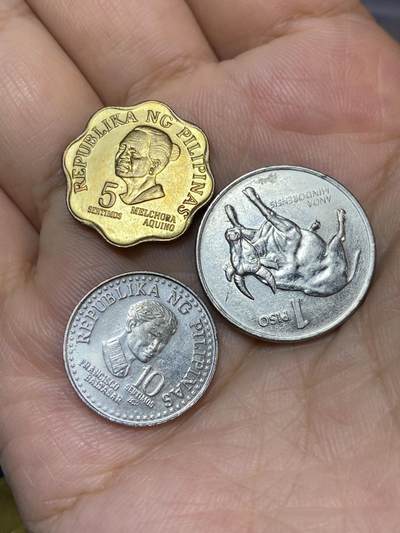 2025年第七十一场(总第九十七场）外国好品散币(免佣金) - 好品菲律宾🇵🇭3枚：1978年5分，1979年10分，1991年1比索