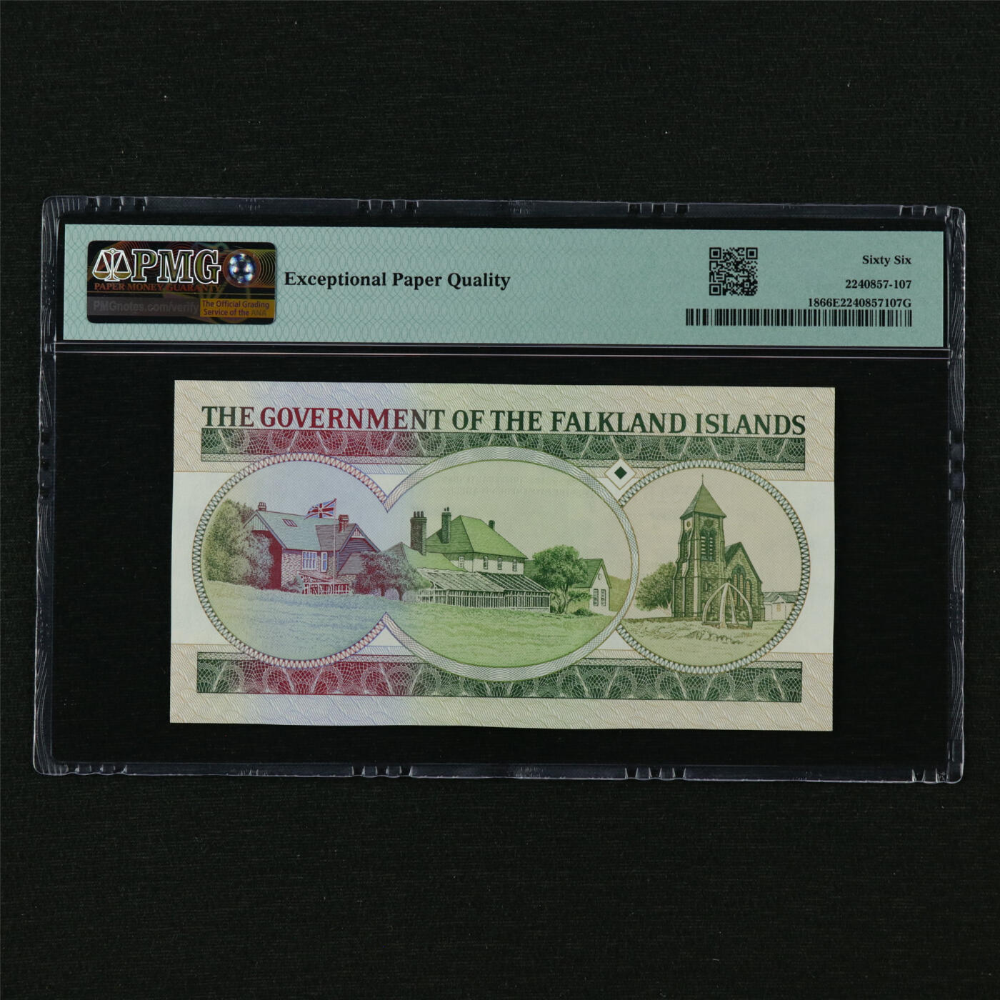 【亘邦集藏】第210期拍卖 2011年 福克兰群岛10镑 PMG 66EPQ B031670