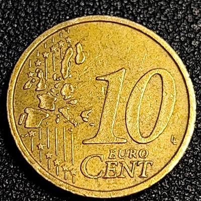 泉币菌-第64场-精品场 欧元 意大利2002年10欧分铜币 女神维纳斯 19.75MM