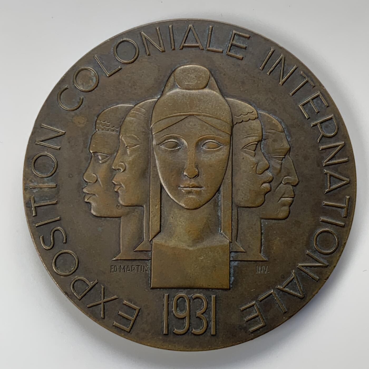 掌中浮雕-藏着的欧洲第032场 1931年法国殖民大会纪念，68mm