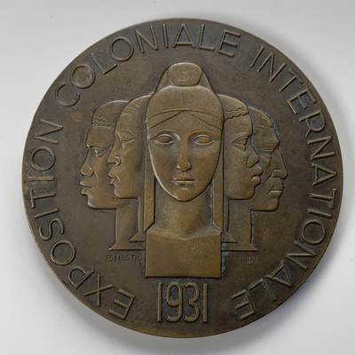掌中浮雕-藏着的欧洲第032场 - 1931年法国殖民大会纪念，68mm