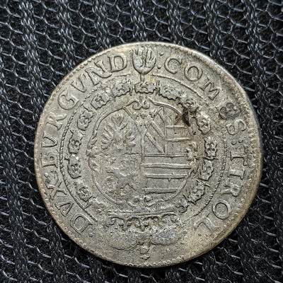 道一币馆币章第一百三十九场 - 奥匈帝国1628年利奥波德五世大公10克鲁泽银币