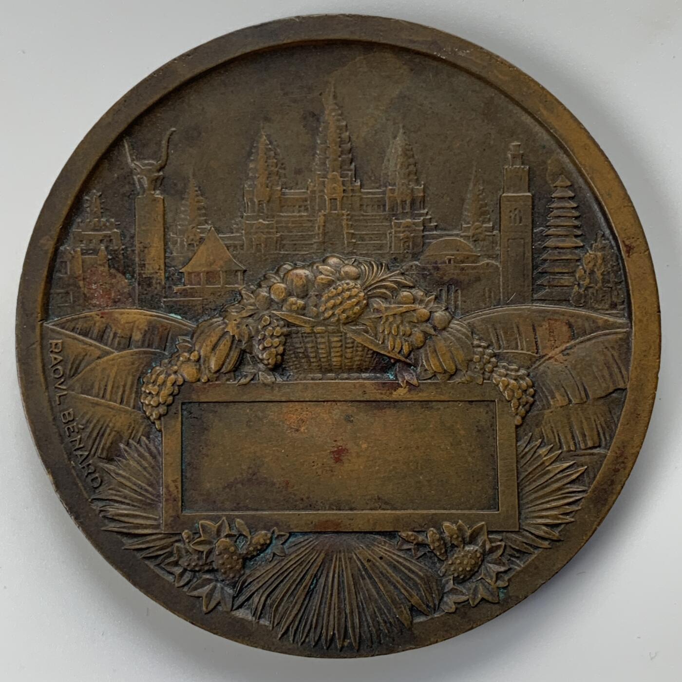 掌中浮雕-藏着的欧洲第032场 1931年法国殖民大会纪念，68mm