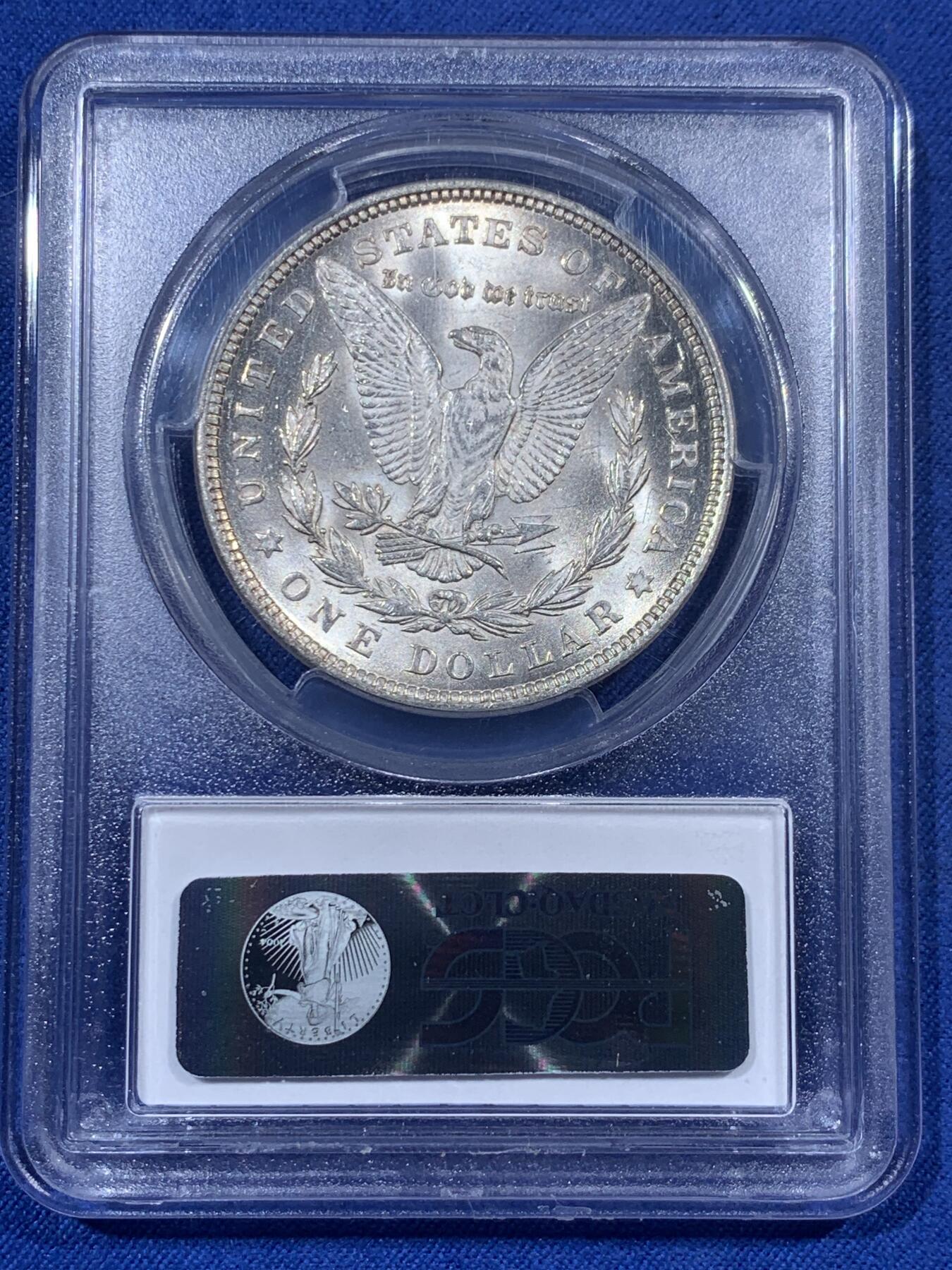 《竞宝斋》第405场 周日，周一，2场连拍 （全场包邮） PCGS MS64 美国1921年摩根一美元银币