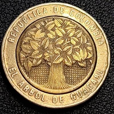 泉币菌-第63场-精品场 好品 哥伦比亚 500比索 生命树 23.6mm 
