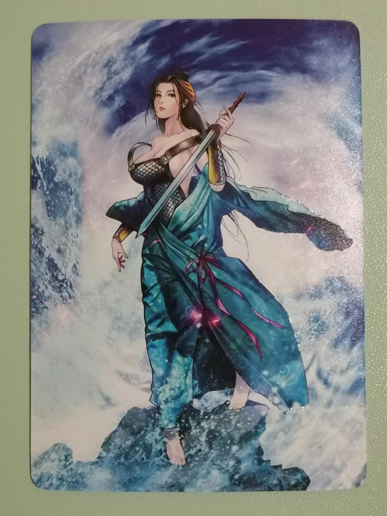 光影卡牌第18期，各家亲签，燎原豪杰传，持续收拍品 炎卡三国豪杰传裸卡16张，粗闪，彩闪，星光