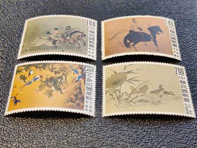 洪涛臻品批发群 精选邮票限时拍卖第1058期  - 1960年 专16 故宫古画(一) 全品！天生1粒小纸质点