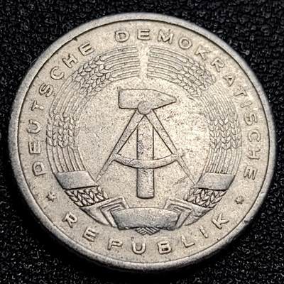 泉币菌-第63场-精品场（冲刺百粉，百粉继续福利） - 东德民主德国 1958年50芬尼铝币硬币A厂 23mm 