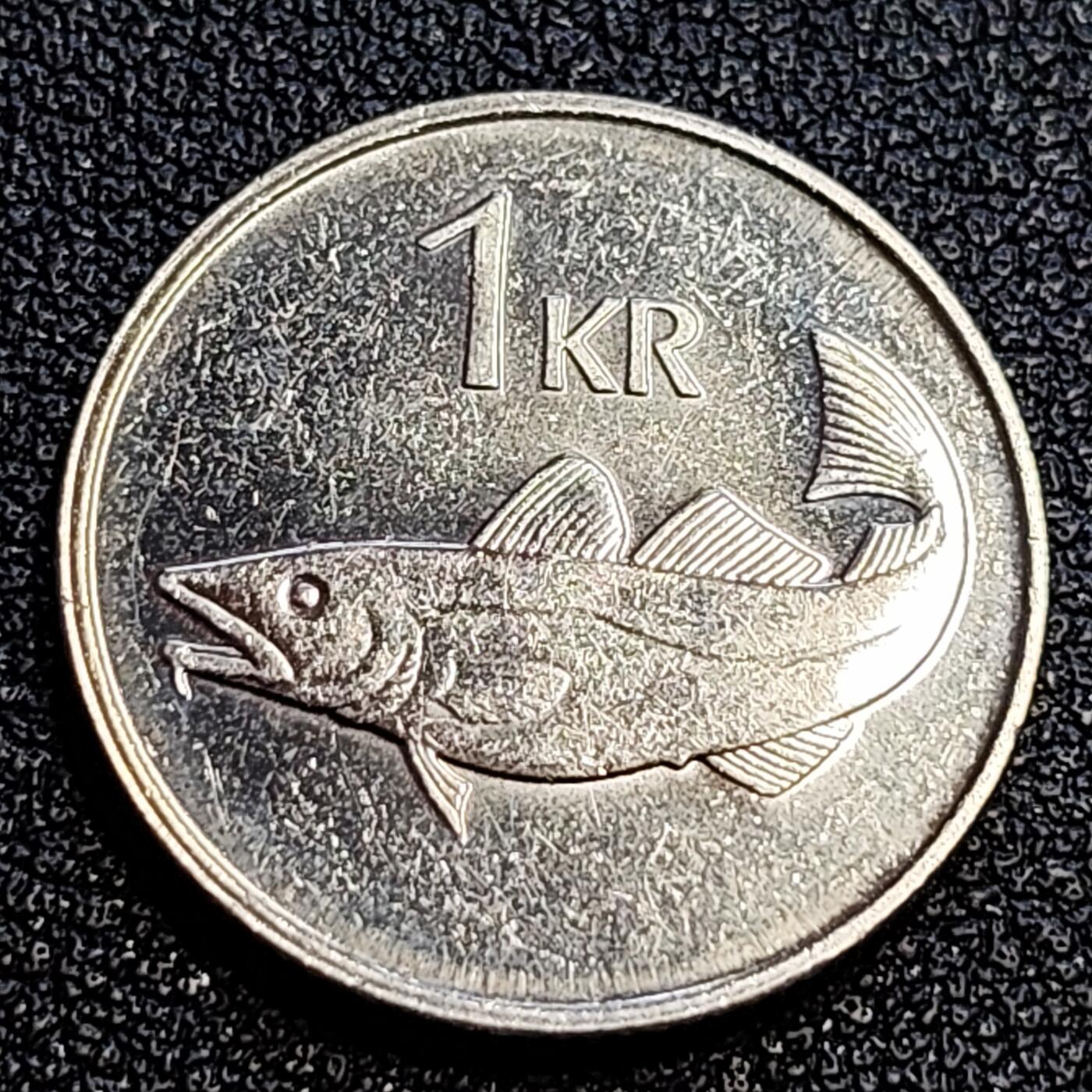 泉币菌-第63场-精品场 冰岛1克朗 大西洋鳕鱼 守护神 21.5mm