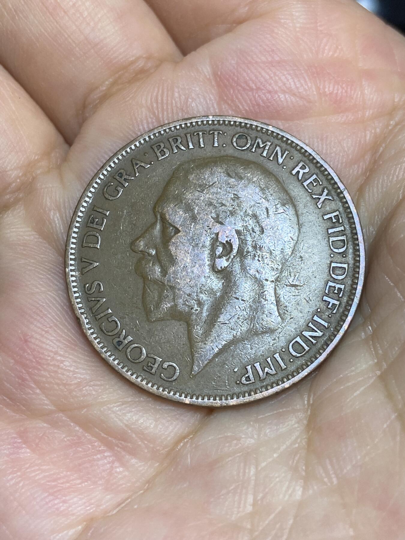 2025年第七十二场(总第九十八场）外国好品散币(免佣金) 英国🇬🇧1927年1便士(乔治五世第二版，关门年仅发行2年)