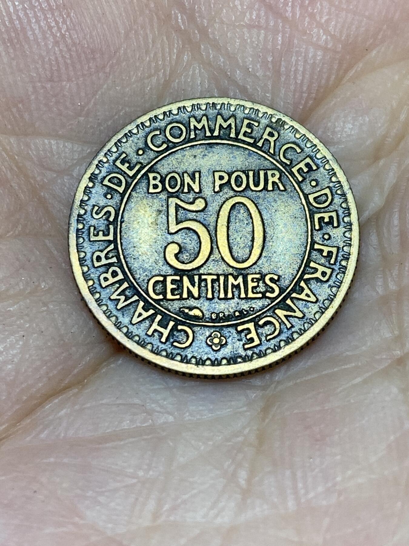 2025年第七十一场(总第九十七场）外国好品散币(免佣金) 法国🇫🇷1927年50生丁(商业之神墨丘利坐像)