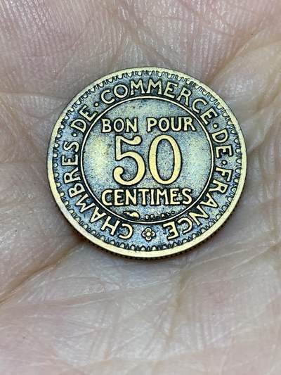 2025年第七十一场(总第九十七场）外国好品散币(免佣金) - 法国🇫🇷1927年50生丁(商业之神墨丘利坐像)