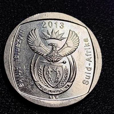 泉币菌-第63场-精品场 南非2兰特镍币 跳羚 23mm