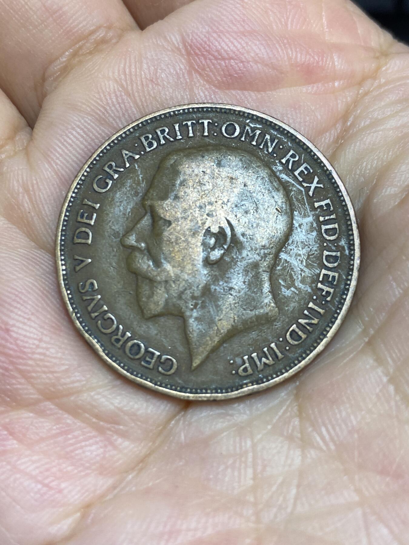 2025年第七十二场(总第九十八场）外国好品散币(免佣金) 英国🇬🇧1914年1便士(乔治五世第一版)