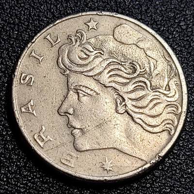 泉币菌-第63场-精品场 巴西1967年 20分镍币 油井 25mm