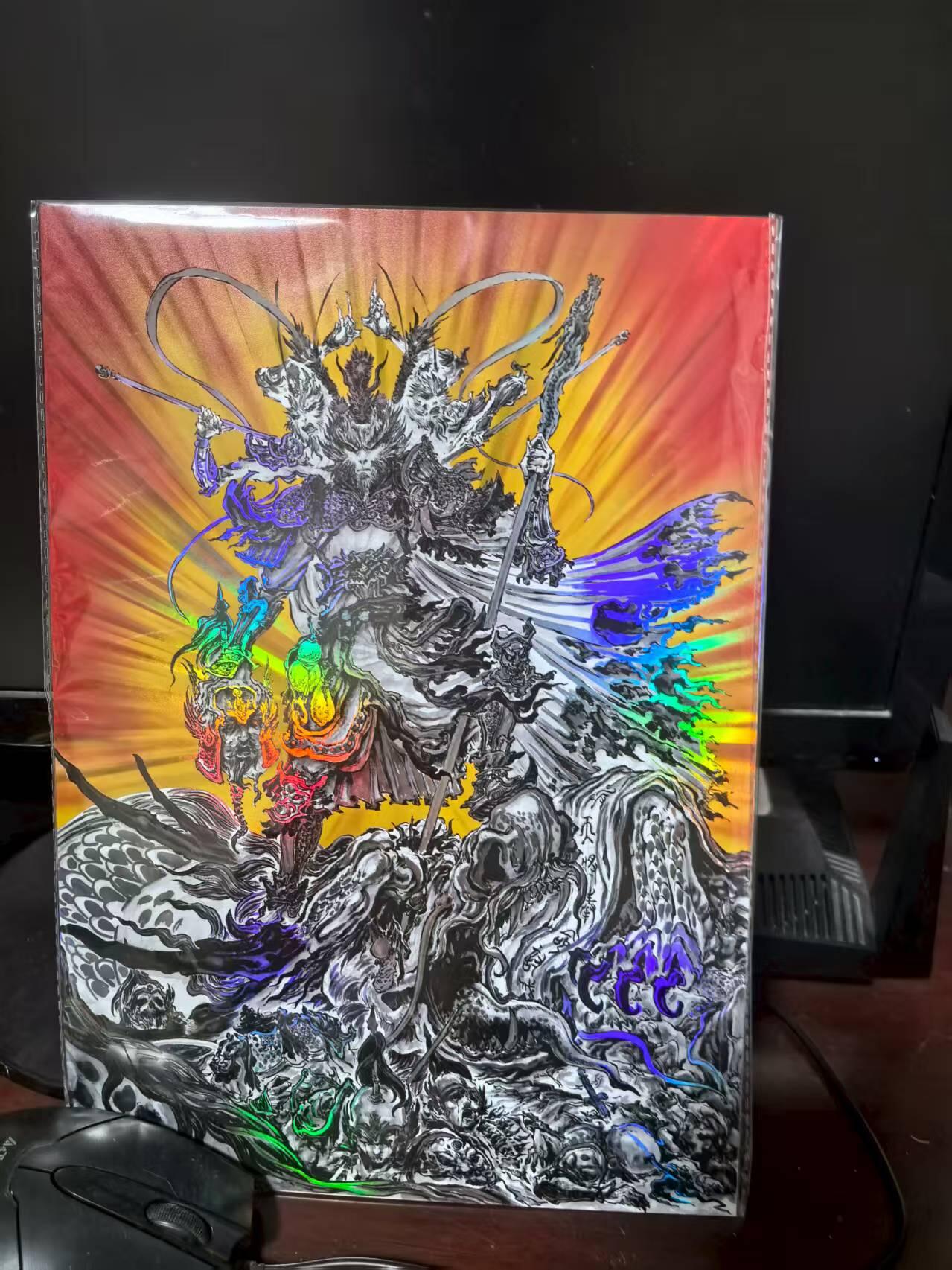 夜之极第二十六期 （7月26日周六晚6点半截拍，欢迎竞拍） 启读文化 沈鑫 a4 悟空-无神之地 180/300 彩闪