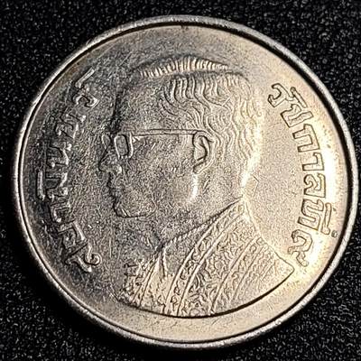 泉币菌-第64场-精品场 泰国70年代 5泰铢大镍币 29.5mm 金翅鸟迦楼罗拉玛九世国王