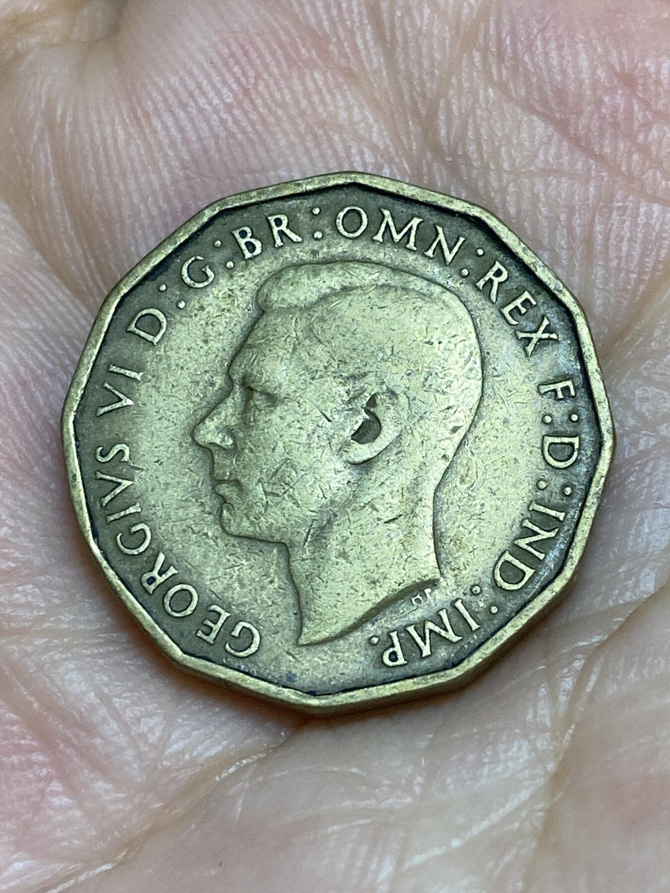 2025年第七十二场(总第九十八场）外国好品散币(免佣金) 英国🇬🇧1937年3便士(乔治六世加冕年，第一版首发年)