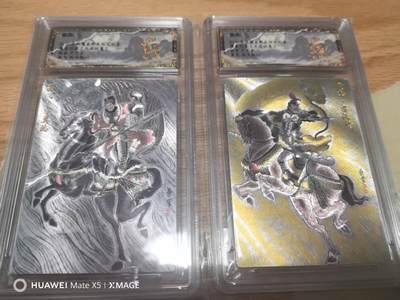 光影卡牌第18期，各家亲签，燎原豪杰传，持续收拍品 - 朵拉魔盒联名限定礼盒魔盒幻象五虎征鸾卢艺丰老师张飞/黄忠折光粗闪爆金