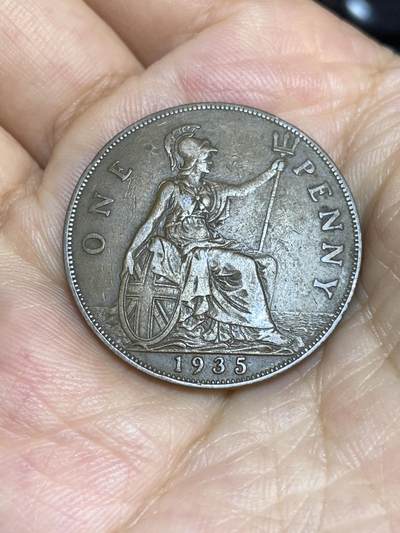 2025年第七十二场(总第九十八场）外国好品散币(免佣金) - 英国🇬🇧1935年1便士(乔治五世第三版)