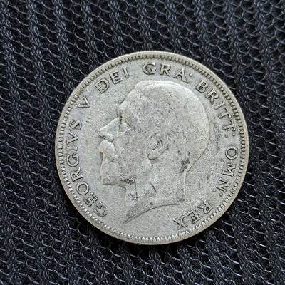 道一币馆币章第一百三十九场 - 英国1933年乔治五世半克朗银币
