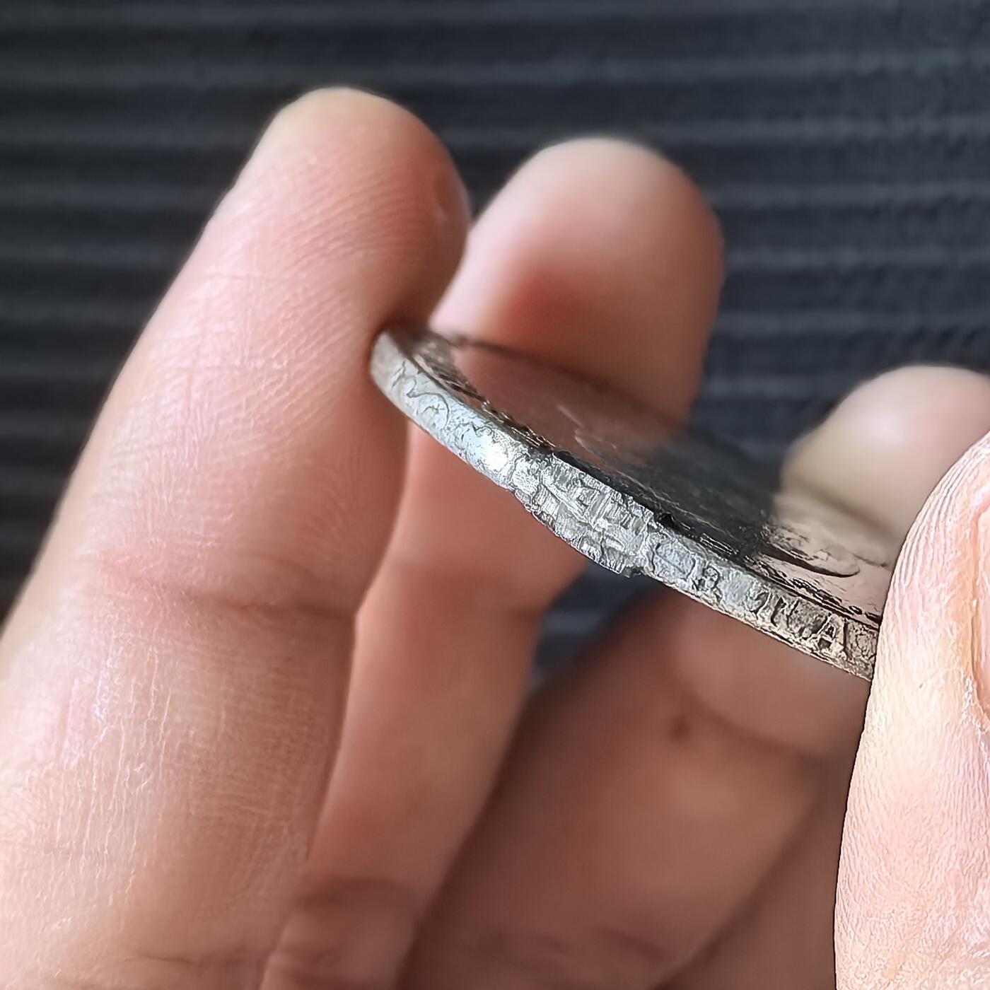 道一币馆币章第一百三十九场 有焊点 奥属荷兰1791年洛林第五任皇帝利奥波德二世1泰勒银币 