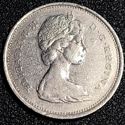 泉币菌-第64场-精品场 高币值 加拿大1969年1/4加拿大元 伊丽莎白二世 驯鹿 24mm